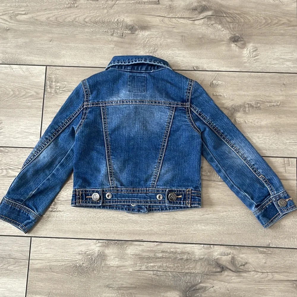 The Children’s PLACE Toddler Girl Denim Jacket Size XS (4)